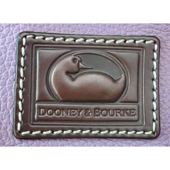 DOONEY & Bourke Purple Tassel Tote Leather NEW - Picture 5 of 9